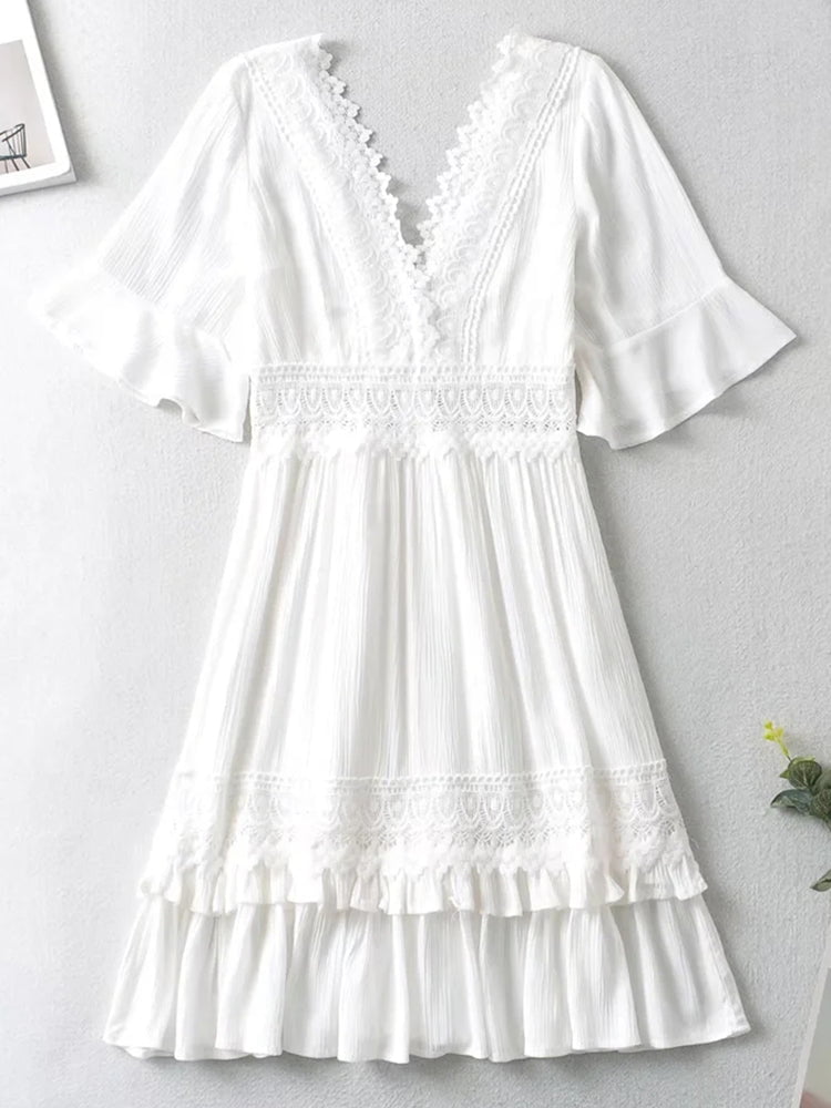 Robe Bohème Blanche Chic