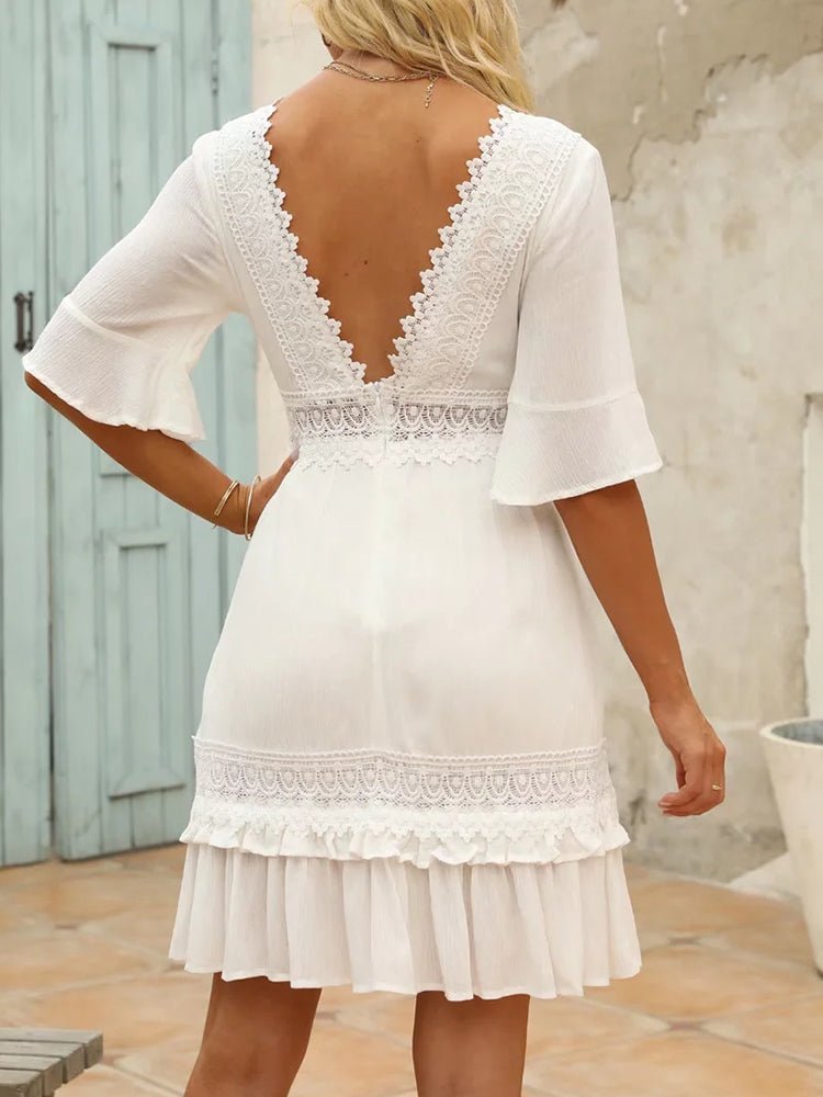 Robe Bohème Blanche Chic