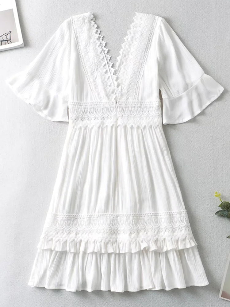 Robe Bohème Blanche Chic