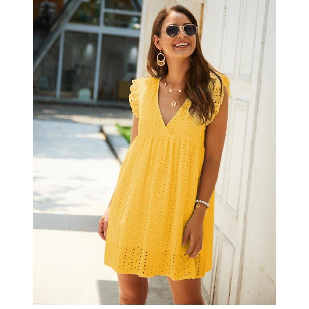 Robe Hippie Jaune