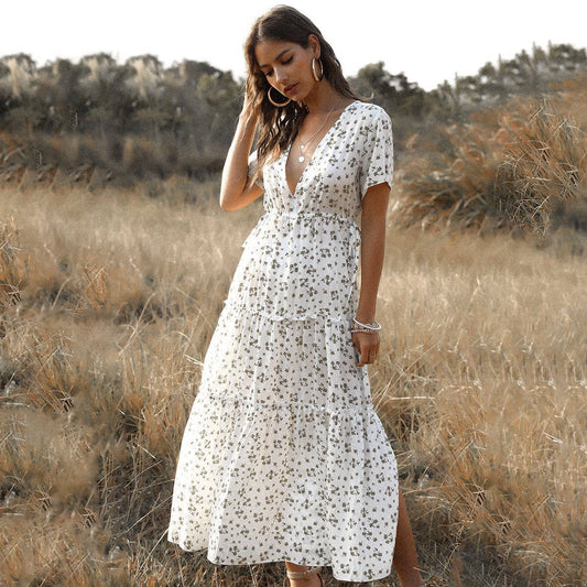 Robe Longue Été Chic Blanche